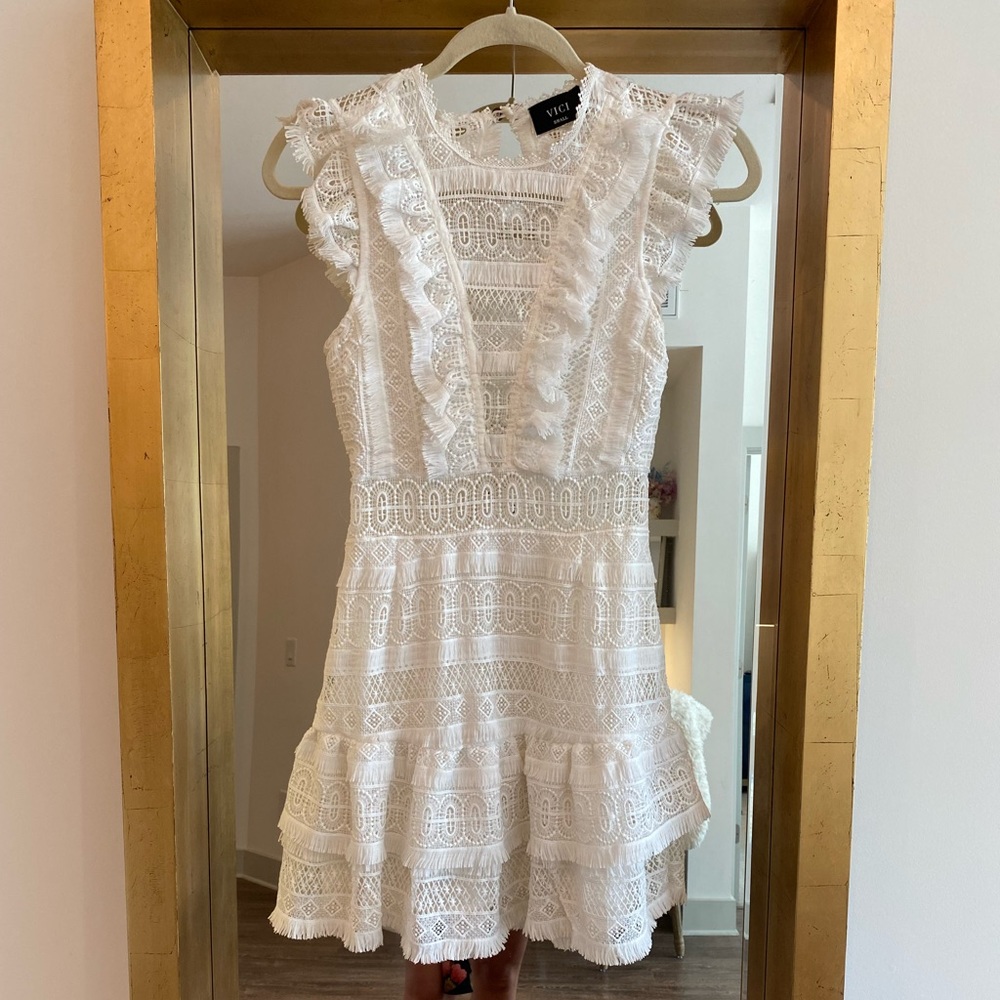 Lacey white dress from Vici
